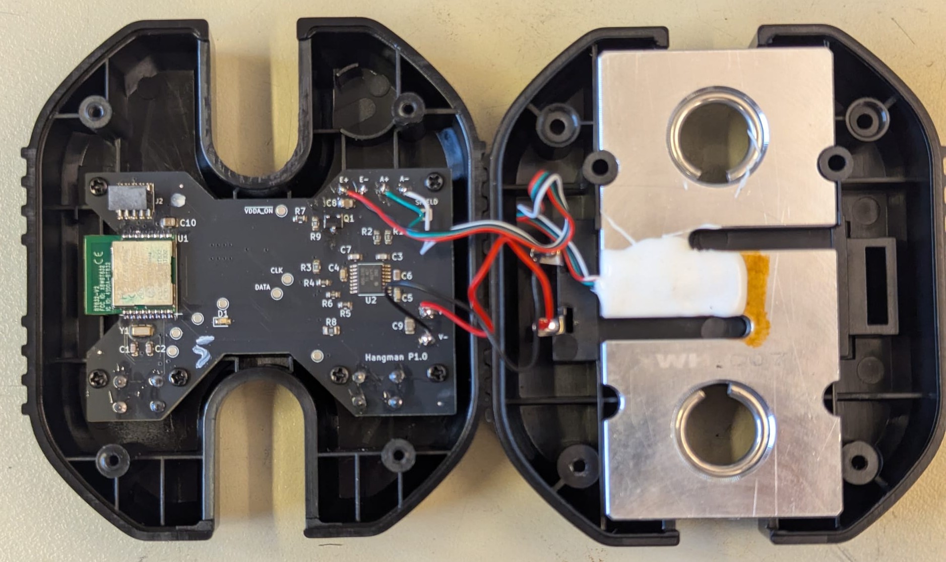 Soldered and semi-assembled scale